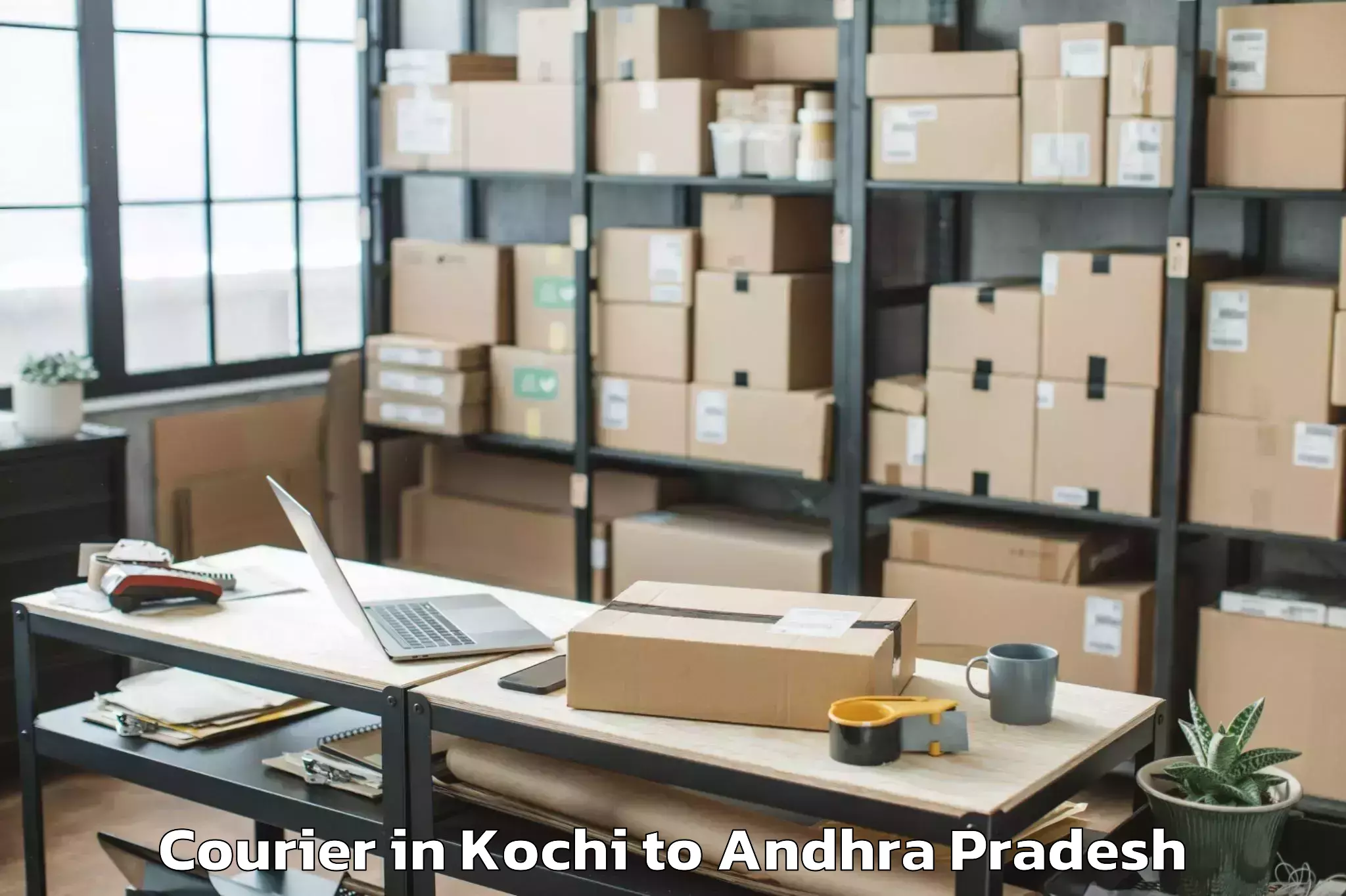 Affordable Kochi to Vissannapet Courier